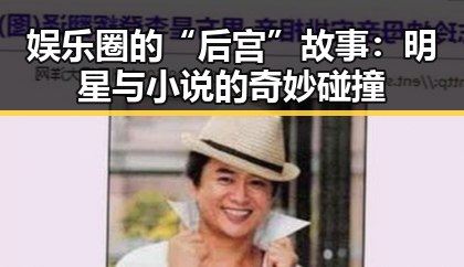 娱乐圈的“后宫”故事:明星与小说的奇妙碰撞